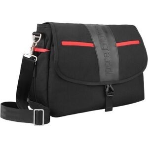 Ruggard Red Series Scarlet Tech Messenger Bag black and red